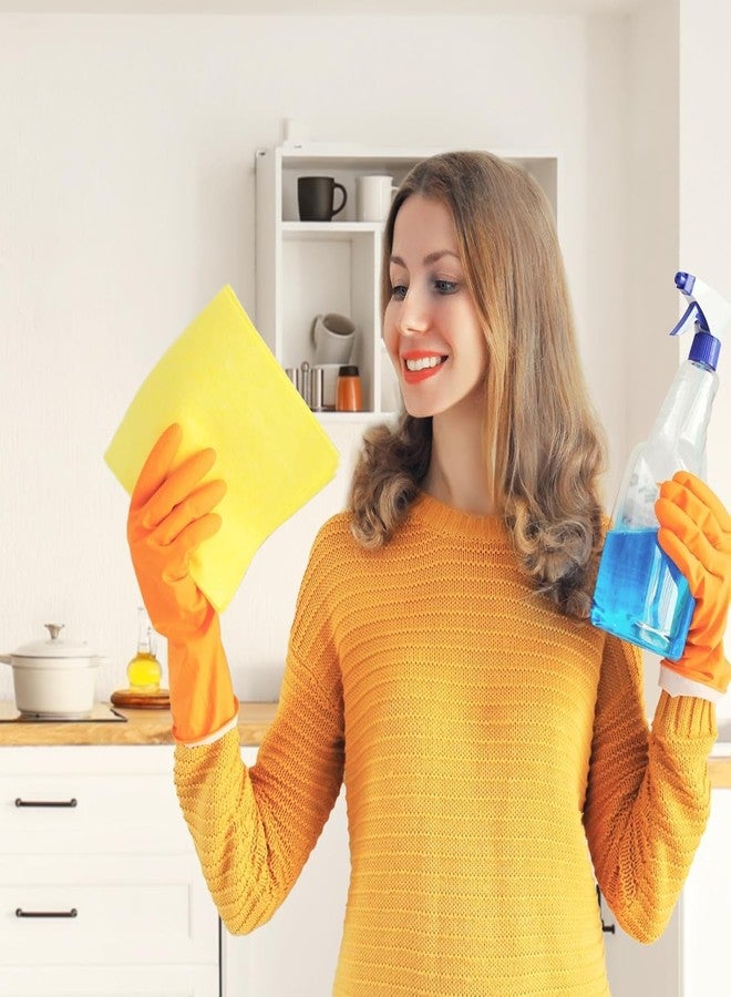 KRYLAR-12 pcs Swedish Dishcloths for Kitchen, Multi-Surface Swedish Dish Cloths, Cellulose & Cotton Swedish Dishtowels, Reusable Cleaning Sponge Cloth, Multi-Purpose Household Cleaning Rags. - Image 5